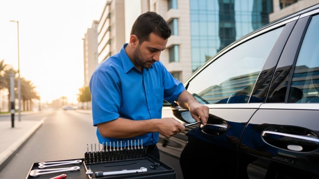 فتح سيارات مقفلة داخل الكويت